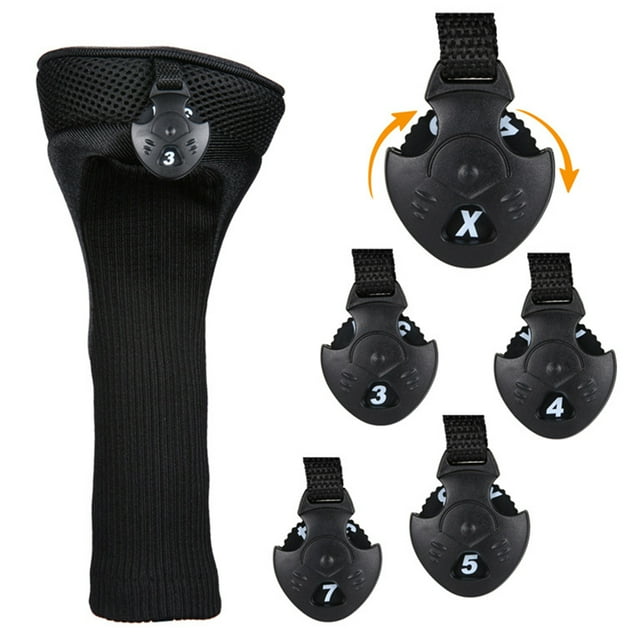 3Pcs Club Head Covers Set 1 3 5 Fairway Wood Club Driver Headcovers Professional Head Covers