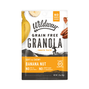 Wildway Banana Nut Grain-Free Granola 1.75 oz | Snack Pack 4 Count
