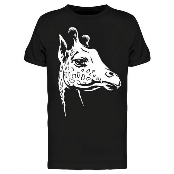 White Giraffe Silhouette T-Shirt Men -Image by Shutterstock, Male x-Large