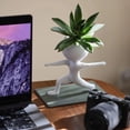 thumbnail image 3 of Sports Themed Succulent Planter Running Standing Dumbbell Design for Modern Indoor Display, 3 of 4