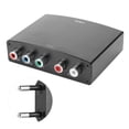 thumbnail image 1 of YPbPr to HDMI Converter, Portable L/R o Adapter, RGB Cable, ABS Transformer, 100-240V EU Plug, 1 of 4