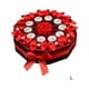 thumbnail image 4 of Yuarrent 10 unids/set caja de dulces de boda cajas de almacenamiento de pasteles dulces de moda contenedor regalos fiesta de papel postre Kits de decoración para fiestas Rojo, Tipo 13 Grande, 4 of 6
