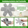 thumbnail image 4 of 24 Pcs 4 Different Sizes Pot and Pan Protectors Reusable Felt Anti-Slip Separator Pads to Prevent Scratching When Stacking Pans, 4 of 11