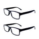 thumbnail image 3 of lentes de lectura retro 1.25 negro 2 piezas, 3 of 6