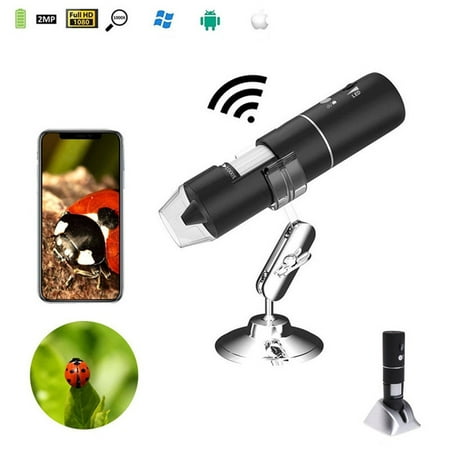HD 2.0MP 1000X 3 in 1 USB Android Type-c Microscope Stereo Electronic Digital Microscope 1920*1080P Resolution For Android/iphone Mac Windows Vista (Best Microscope For Photomicrography)