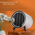 thumbnail image 4 of Calentador de espacio elécico, ventilador silencioso con protección cona sobrecalentamiento, aire acondicionado de invierno Dedsk top, conol de Yotijar Calentador eléctrico, 4 of 10