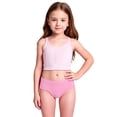 thumbnail image 3 of XinghaiYIDE Girls UPF 50+ Two-Piece Rash Guard Swimsuit,Kids Swim Shorts,Sun Protection Sport Bathing Suit for Toddlers & Kids,Sizes 90-140 A-Pink1, 3 of 9