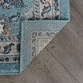 thumbnail image 6 of Traditional 5x8 Area Rug (5'3'' x 7'3'') Oriental Aqua, Gray Living Room Easy to Clean, 6 of 10