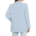 thumbnail image 4 of Sopiago Blazers for Kids Girls Long Sleeve Shawl Collar Sport Coat Formal Blazers Suit Jacket Open Front Inner Pocket for Kids Light Blue,13-14 Years, 4 of 7