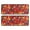 Red Orange Mushroom, variant on Kitchen Rugs Sets Of 2,Red Mushroom Leaf Green Pattern Anti Fatigue Kitchen Mat Rugs Non Slip Washable,Decorative Kitchen Floor Mats for Kitchen,Sink,Laundry,17"x47" 17"x47"