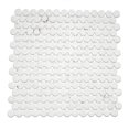 thumbnail image 2 of The Tile Life Eterna Penny 4" x 4" Hermes Glass Mosaic Tile Sample, 1 Piece, 2 of 7