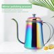 thumbnail image 2 of Inteprter Cafetera De Acero Inoxidable Tetera Tetera Cafetera De Goteo Con Cuello De Cisne Tetera Para Cafe House Home 650 Ml - Oro Juegos de servir café y té, 2 of 6