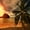 Hot Beach Sunset, variant on Elephant Stock Large Sunset Wall Art - Beach Multi Panel Canvas - 45" x 28"