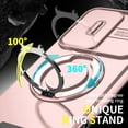 thumbnail image 6 of Asuwish Compatible with Samsung Galaxy A14/M14 5G Phone Case Slide Camera Cover Tempered Glass Screen Protector Stand Ring Holder Rugged Slim Cell for A 14 4G 14A 14M G5 Women Men Pink, 6 of 9