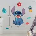thumbnail image 4 of Disney Lilo and Stitch Wall Decals - 20" Stitch Wall Vinyl Stickers Bedroom Decorations - Peel and Stick Room Decor Official Licensed Disney Decor, 4 of 6