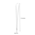 thumbnail image 2 of CATIEBYE 50 Pcs White Hanging Lanyards for Office, Outdoor Use, ID Cards, Name Tags, Polyester Neck Straps, 2 of 7