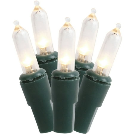 Holiday Time 12 5 Ft 8 Function Battery Operated Warm White Led 8 Function Battery Operated Warm White Led Mini Lights