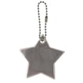 thumbnail image 1 of Llavero con forma de estrella de PVC con logotipo de advertencia nocturna y reflector para montar en la mochila escolar, 1 of 6