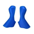 thumbnail image 2 of Puños de bicicleta DYNWAVEMX protectores de palanca de bicicleta par de accesorios cubierta de soporte de silicona Azul, 2 of 8