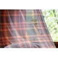thumbnail image 2 of Plaid Tulle Curtains with Rod Pocket, Traditional Pattern from Scotland Vivid and Geometric Cultural Design Abstract Look, Sheer Drape for Wedding Party 2 Panels, 7 Sizes, Multicolor, by Ambesonne, 2 of 3