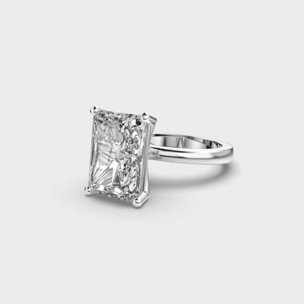 3 Carat Latest IGI Certified Lab Grown Diamond Wedding Ring for Ladies Solid 10K White Gold | Solitaire Diamond Engagement Rings | Size 5 by Diamond-Capitals