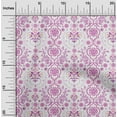 thumbnail image 2 of oneOone Silk Tabby Purple Fabric Block Craft Projects Decor Fabric Printed By The Yard 42 Inch Wide, 2 of 6