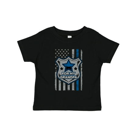 

Inktastic Police Officer Grandpa Law Enforcement Gift Toddler Boy or Toddler Girl T-Shirt