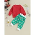thumbnail image 4 of CIYCuIT Christmas Toddler Baby Boy Girl 2Pcs Outfits Long Sleeve Loose Swetahsirt + Reindeer Print Pants Sets Infant Fall Casual Daily Clothes 6M 12M 18M 24M 3T, 4 of 9