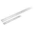 thumbnail image 2 of Unique Bargains Steel Rulers, 2 Pieces (6, 12, inch) Rulers, Metal Ruler,  Ruler, Ruler Inches and Centimeters, Drawing Ruler, Measuring, 2 of 4