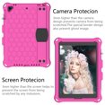 thumbnail image 4 of Case for iPad 9.7 6th 5th Generation, iPad Air 1 / Air 2, Rugged Shockproof Heavy Duty Protective Silicone Back Cover with Kickstand Pencil Holder Shoulder Strap for Kids,Rose, 4 of 6