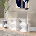 thumbnail image 1 of Acrylic Console Table , Acrylic Clear Console Table, Transparent Console Table, Rectangular Acrylic Console Table, For Living Room, Entryway, Dining Room, Sofa Table, 1 of 4