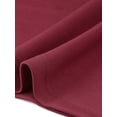 thumbnail image 5 of INSPIRE CHIC Fall Ribbed Knit Dresses for Women Mock Neck Casual Long Sleeve Maxi Dress M Wine Red, 5 of 6