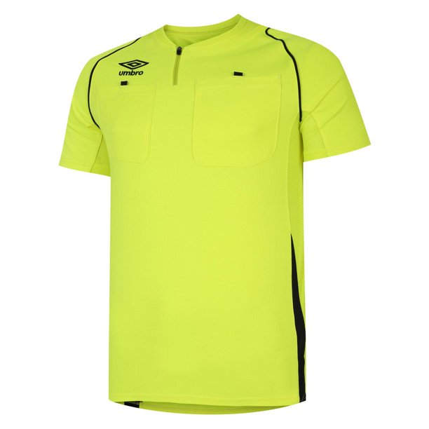 Umbro - Jersey de Árbitro para Adultos Unisex (Amarillo Seguridad, Negro)