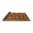 thumbnail image 2 of Ahgly Company Indoor Round Oriental Brown Traditional Area Rugs, 6' Round, 2 of 4