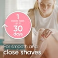 thumbnail image 4 of Gillette Venus Mini On The Go Women's Razor Handle with 3 ComfortGlide White Tea Scent Blade Refills + 1 Travel Case, 4 of 8