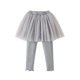 thumbnail image 1 of Odeerbi 9M-6Y Niñas Leggings Con Falda Tul Tutú Pantalones Falda de Gasa de Dos Piezas Pantalones Casual Cómodo Leggings, 1 of 4