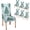 Christmas Tree, variant on Hand Drawn Sketch Pumpkin Maple Leaf Fall Dining Chair Slipcovers 2 Packs, Stretch Removable Washable Autumn Harvest Gourd Chair Protector for Farmhouse Kitchen Dining Room Decor