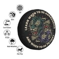 thumbnail image 6 of LNWH Tiger Slogan Aggressive and Patient Pattern Waterproof Spare Tire Cover, Universal Spare Tire Wheel Covers 16 inch, 6 of 8