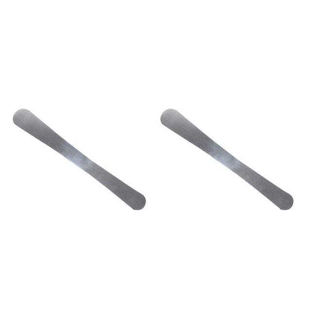 Naiovety Raspador de pasteles Espátula para glaseado de acero inoxidable Herramienta de desmoldeo de cabeza redonda más para hornear 2piezas Naiovety CBP065202