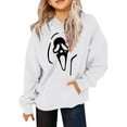 thumbnail image 3 of oqasdz Halloween Girls Winter Hooded Sweatshirt Warm Pullover with Pocket for Outdoor Active Cozy Casual Hoodie Size 6 Y-7 Y, 3 of 3