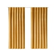 thumbnail image 4 of Better Homes & Gardens Dutch Velvet Gold Solid Rod Pocket 100% Blackout Curtain, 52" x 84", 4 of 5
