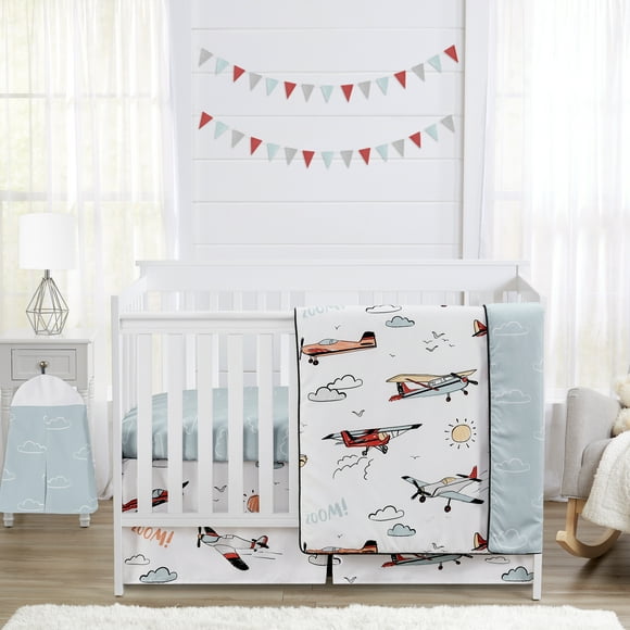 Airplane Crib Bedding