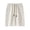 Beige, variant on WWV Shorts for Men Casual Elastic Waist Pocket Drawstring Shorts Solid Color Fashion Loose Fit Daily Running Pants Beige L