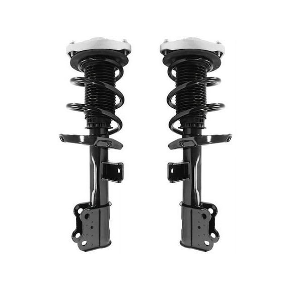 Front Strut and Coil Spring Assembly Kit - 2 Piece - Compatible with 2014 - 2018 Mercedes-Benz CLA250 FWD (Excludes All Wheel Drive) 2015 2016 2017