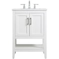 thumbnail image 4 of 24 inch Single Bathroom Vanity in White, 4 of 15