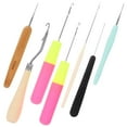 ITSELFER 7pcs Dreadlock Crochet Needles Reusable Hair Braid Tool