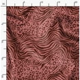 thumbnail image 2 of Soimoi Poly Canvas Red Fabric By the Yard - 56 Inch Wide - Stripe & Leopard Animal Skin Print Textile - Stylish and Trendy Patterns for Apparel Printed Fabric, 2 of 6