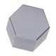 thumbnail image 4 of Mini caja de tiza de billar portátil piscina hexagonal Cue caja de tiza soporte de billar accesorio gris, 4 of 10