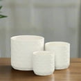 thumbnail image 3 of Nelly Diamond Pattern Ceramic Pot (Set of 3), 3 of 11
