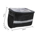 thumbnail image 2 of Bolsa de alforjas Wdftyju para cuadro de bicicleta gran capacidad, 2 of 7